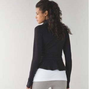 Lululemo zip-up jacket Navy; size Small